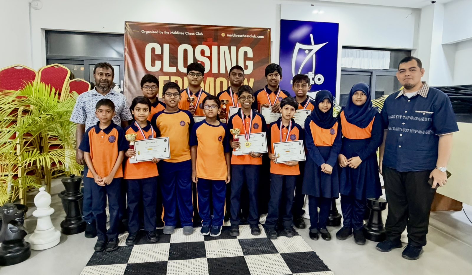 The First Chess Tournament Held at Brightway International School